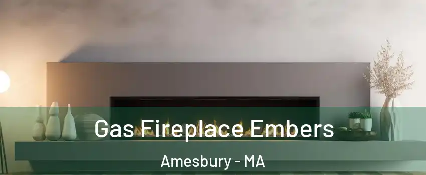  Gas Fireplace Embers Amesbury - MA