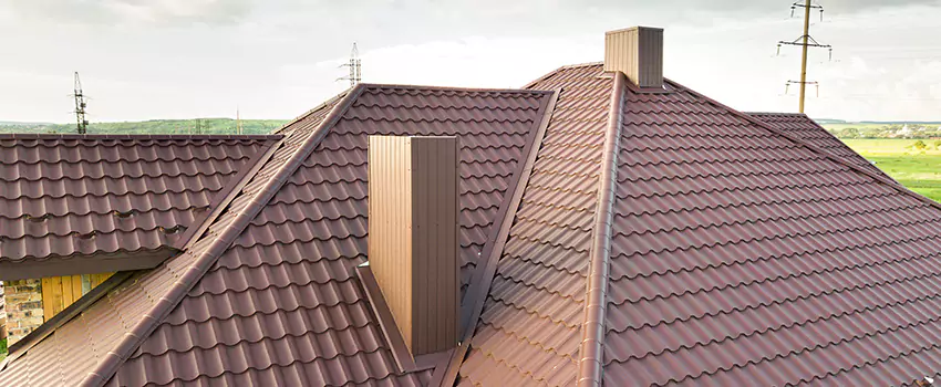 Residential Chimney Flashing Restoration in Amesbury, MA