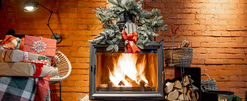 Travis Industries Linear Gas Fireplace Installation in Amesbury, Massachusetts