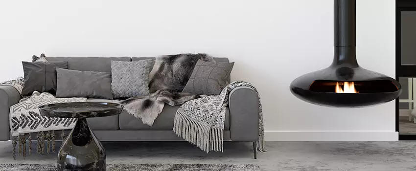 Circular Hanging Fireplace Installation Services in Amesbury, MA