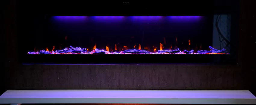 Dynamic Flame Color Fireplace Installation in Amesbury, MA